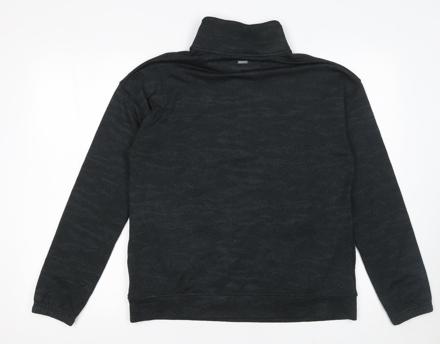 Womens UK Size S MONDETTA Black Pullover Sweatshirt