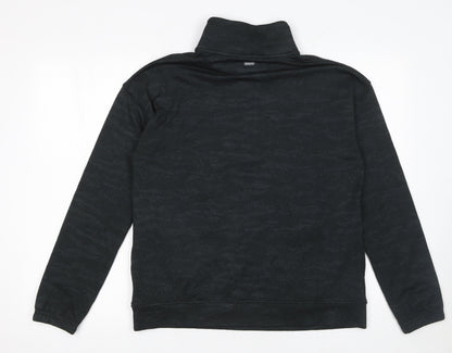Womens UK Size S MONDETTA Black Pullover Sweatshirt