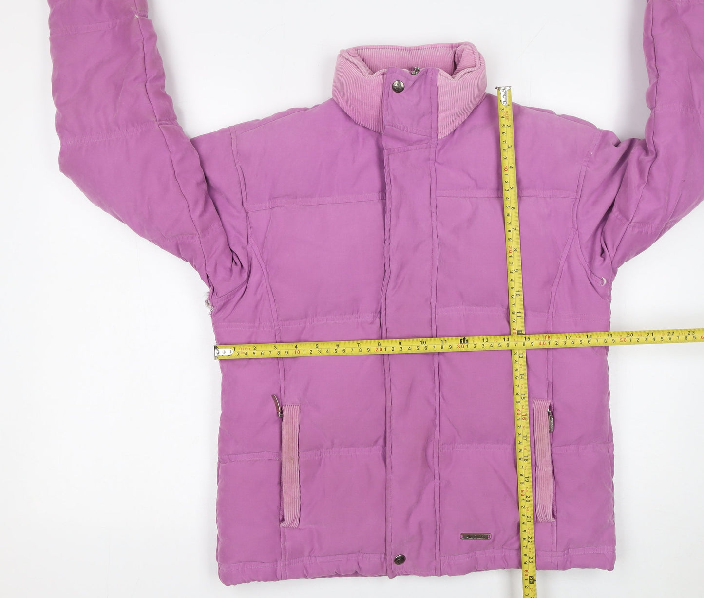 Womens UK Size S Dublin Pink Puffer Jacket