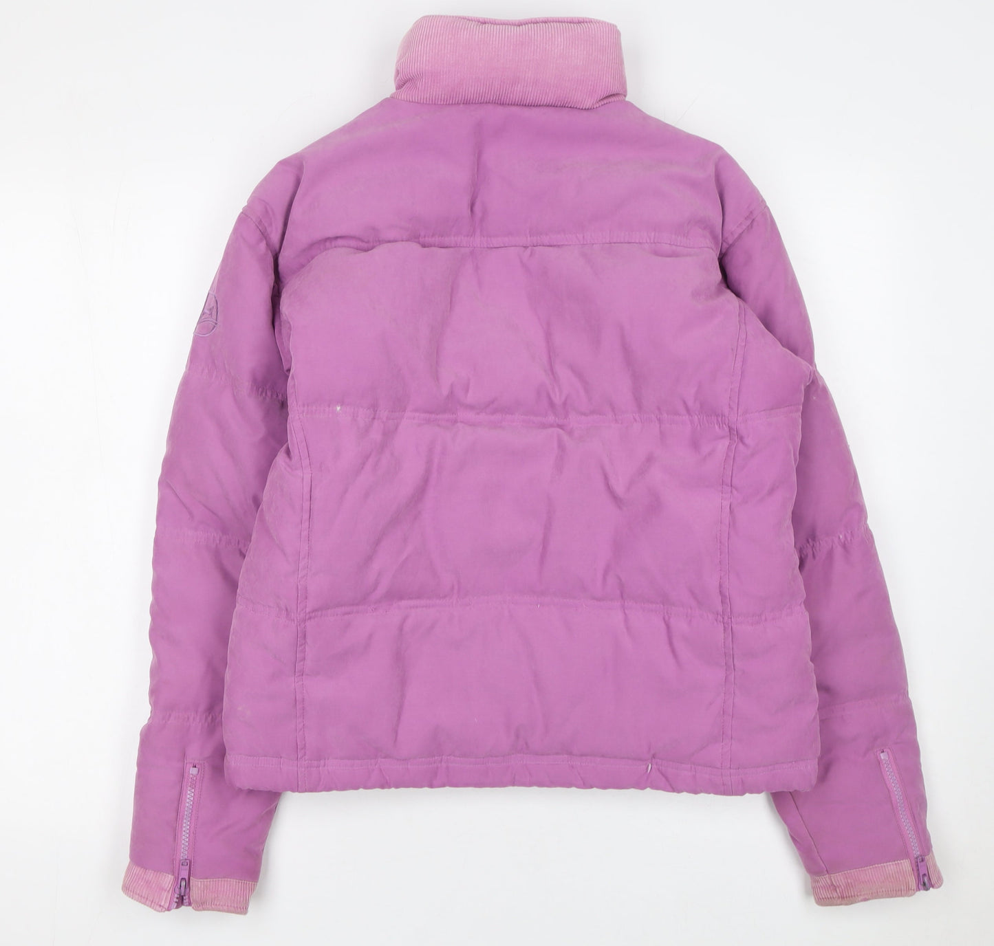 Womens UK Size S Dublin Pink Puffer Jacket