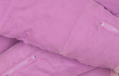 Womens UK Size S Dublin Pink Puffer Jacket