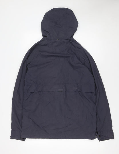 Womens UK Size S Fat Face Blue Parka Coat