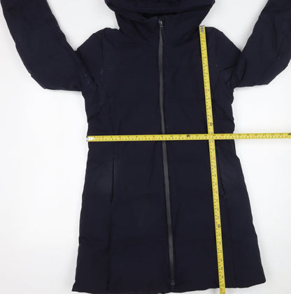 Womens UK Size XS Uniqlo Blue Puffer Jacket