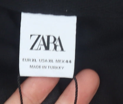 Mens UK Size XL Zara Black  T-Shirt