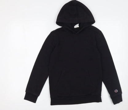 Boys UK Size 11-12 Years Champion Black Pullover Hoodie