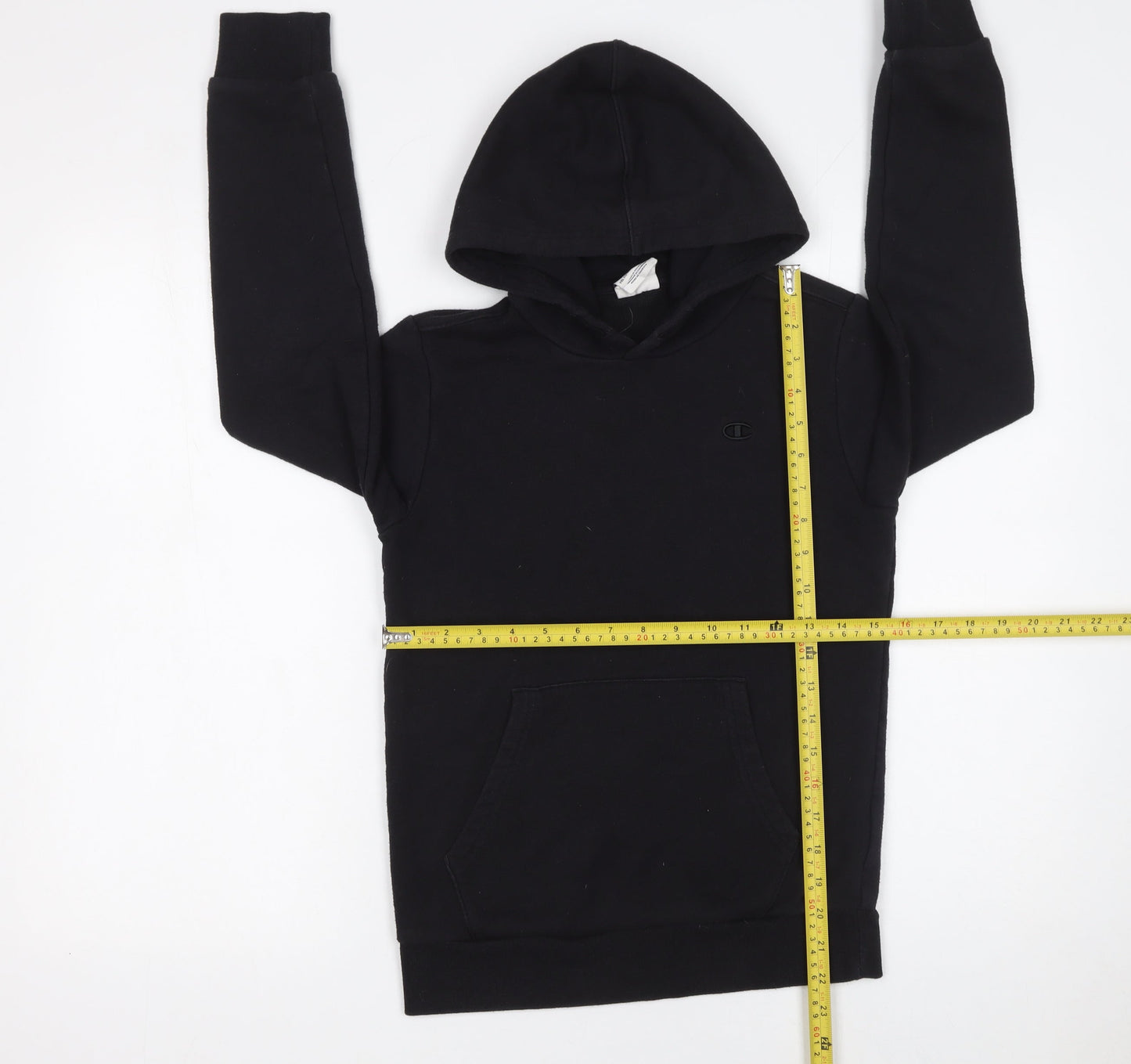 Boys UK Size 11-12 Years Champion Black Pullover Hoodie