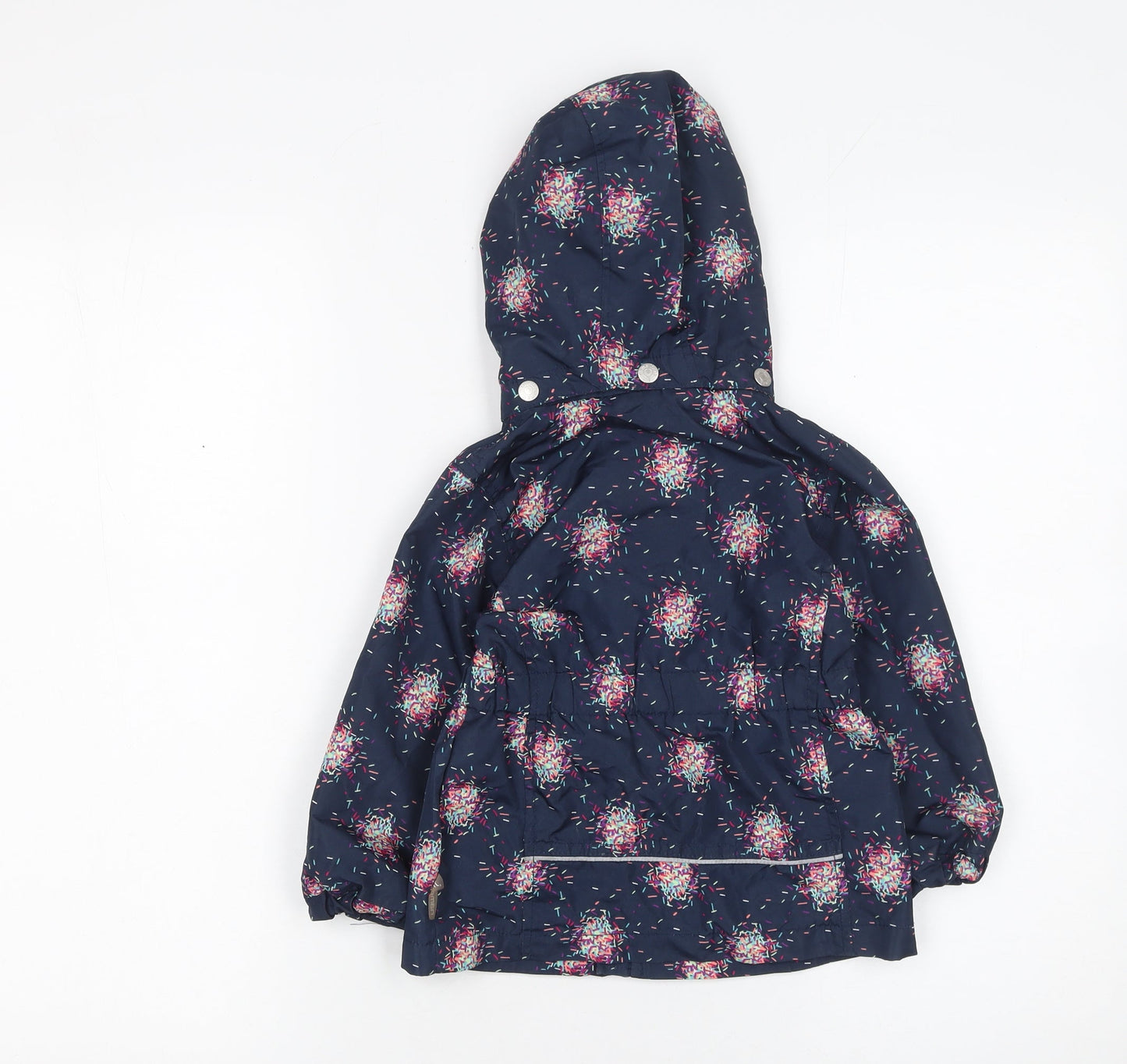 Girls UK Size 2 Years name it Blue Rain Coat