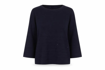 Womens UK Size 10 Laura Ashley Blue Pullover Jumper