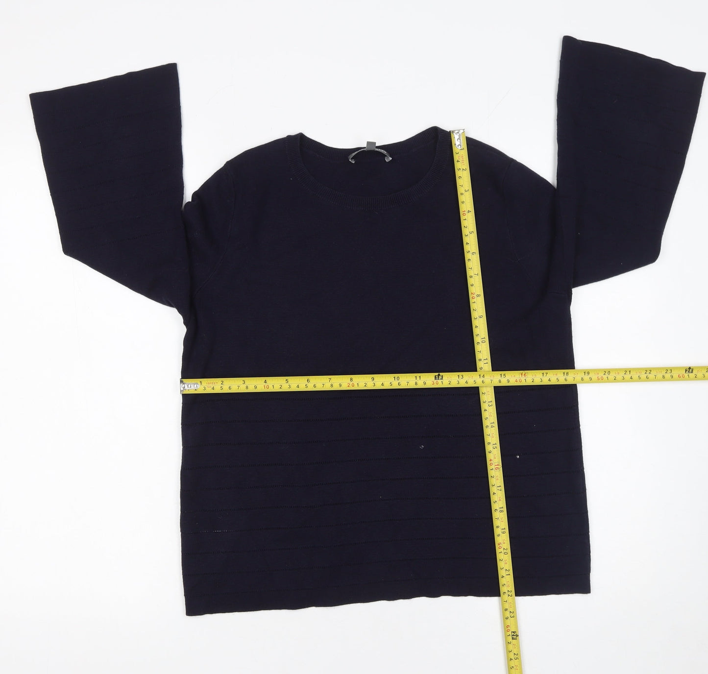 Womens UK Size 10 Laura Ashley Blue Pullover Jumper