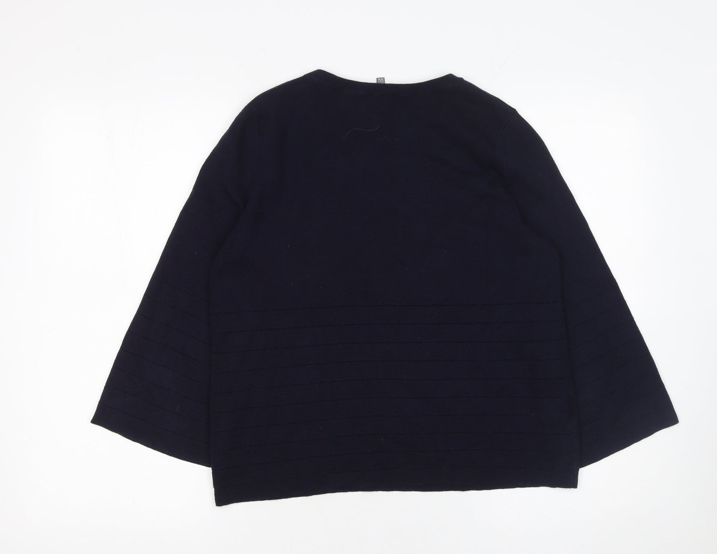 Womens UK Size 10 Laura Ashley Blue Pullover Jumper