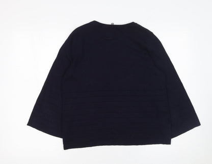 Womens UK Size 10 Laura Ashley Blue Pullover Jumper