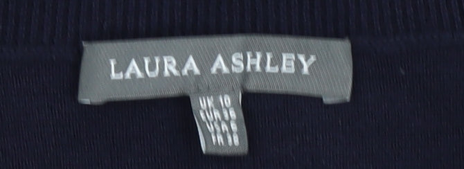 Womens UK Size 10 Laura Ashley Blue Pullover Jumper