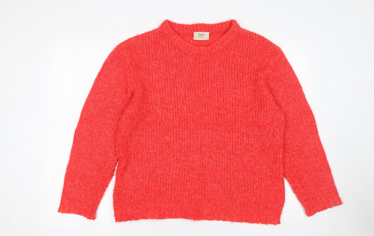 Womens UK Size S Hush Red Pullover Jumper
