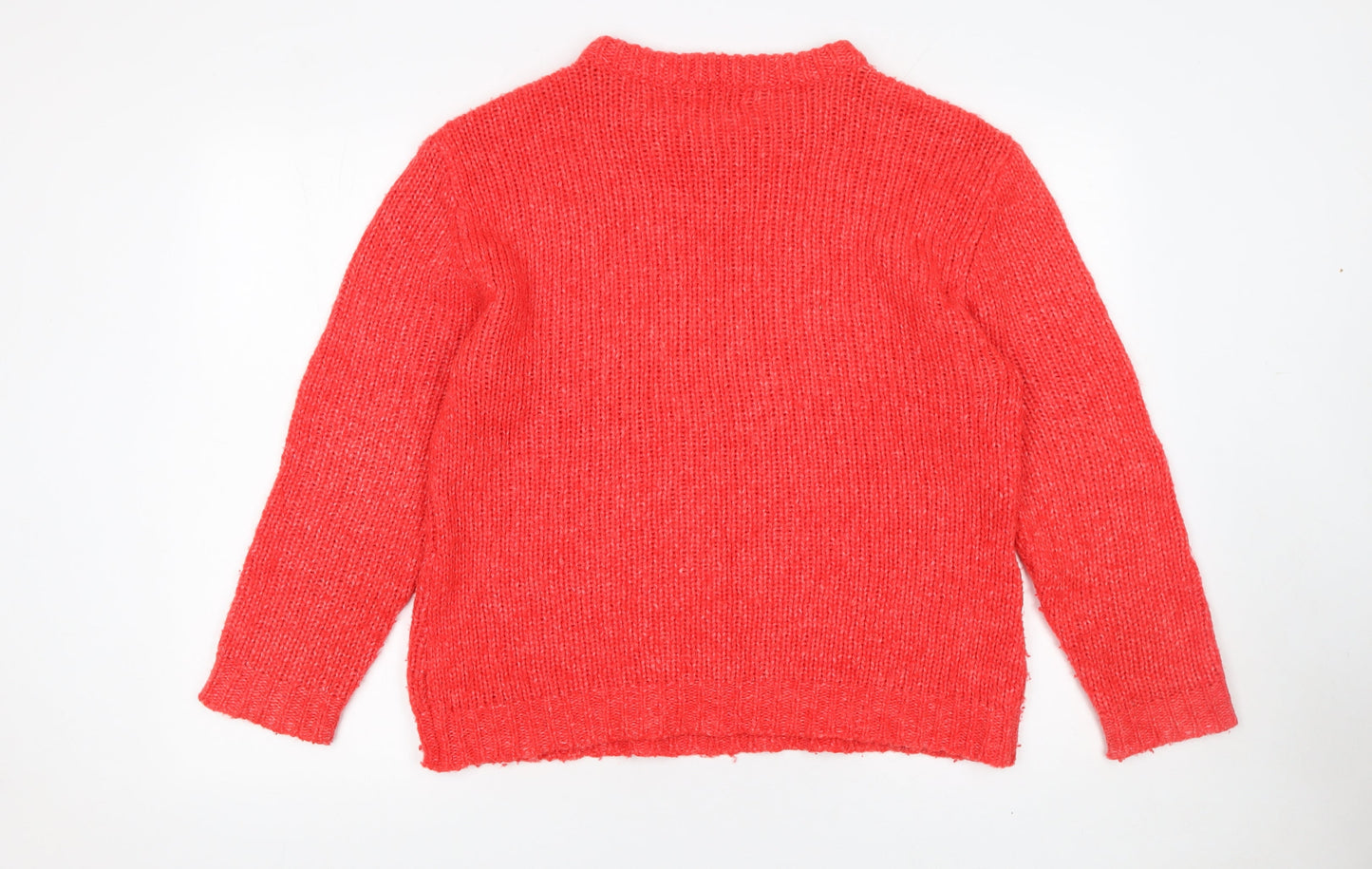 Womens UK Size S Hush Red Pullover Jumper