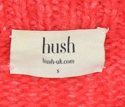 Womens UK Size S Hush Red Pullover Jumper