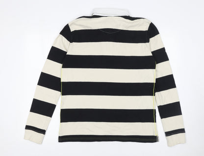 Boys UK Size 15-16 Years Marks and Spencer Black Pullover Polo