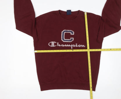 Womens UK Size M Champion Brown Pullover Sweatshirt