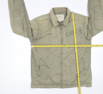 Mens UK Size L NEXT Green Basic Jacket