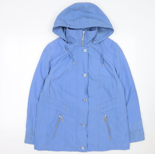Womens UK Size 14 Cotswold Collections Blue Rain Coat