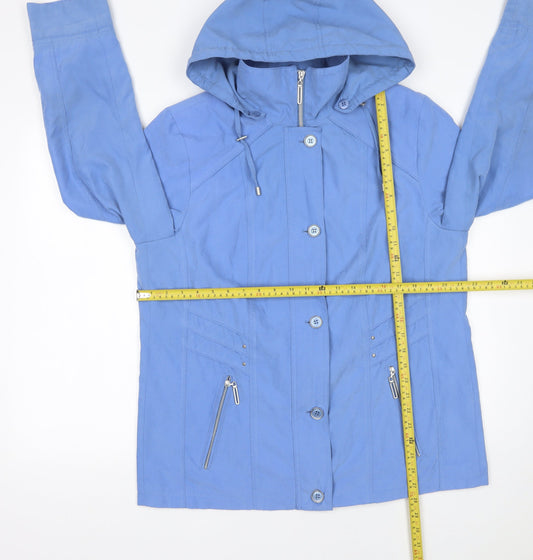 Womens UK Size 14 Cotswold Collections Blue Rain Coat