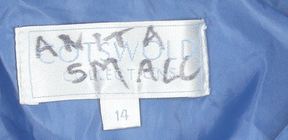 Womens UK Size 14 Cotswold Collections Blue Rain Coat