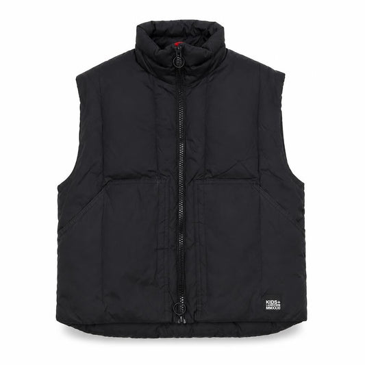 Zara Girls Black Puffer Waistcoat Size 146 Sleeveless Quilted Gilet