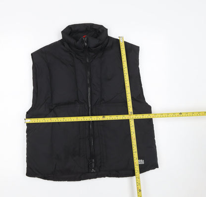 Zara Girls Black Puffer Waistcoat Size 146 Sleeveless Quilted Gilet