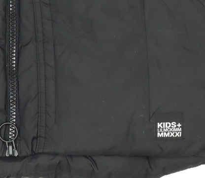 Zara Girls Black Puffer Waistcoat Size 146 Sleeveless Quilted Gilet