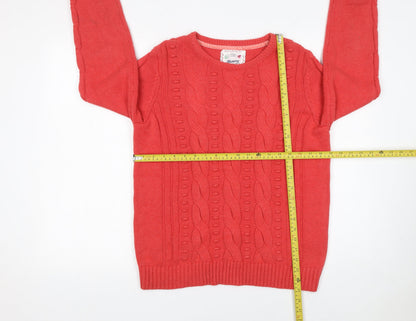 Womens UK Size 14 Mantaray Red Pullover Jumper