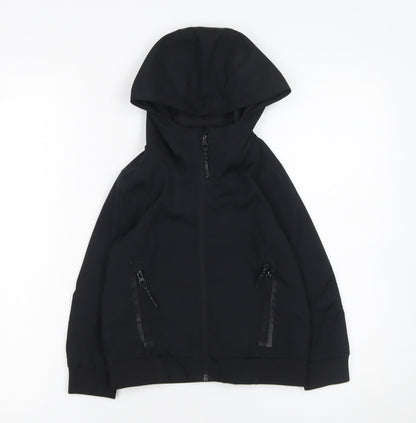 Boys UK Size 4-5 Years bluezoo Black Windbreaker Coat