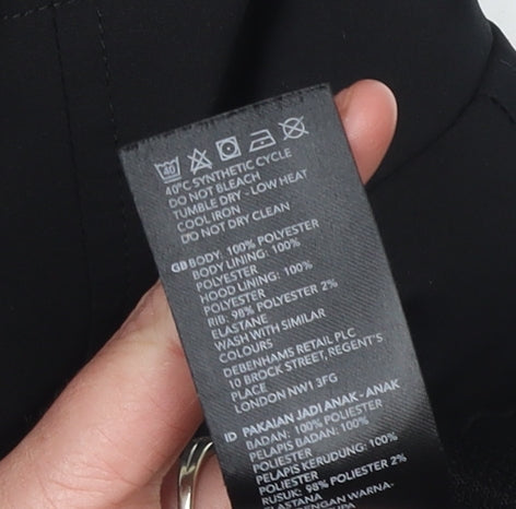 Boys UK Size 4-5 Years bluezoo Black Windbreaker Coat