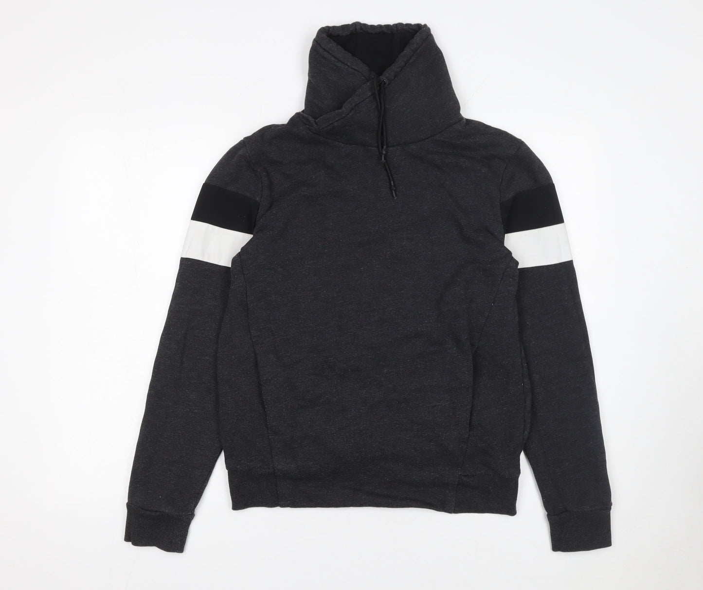 Mens UK Size S H&M Black Pullover Sweatshirt