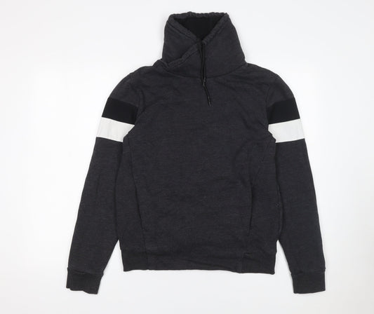 Mens UK Size S H&M Black Pullover Sweatshirt