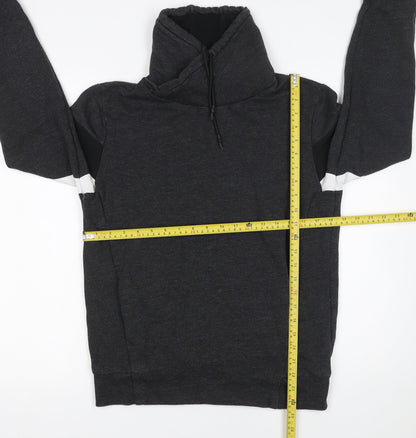 Mens UK Size S H&M Black Pullover Sweatshirt