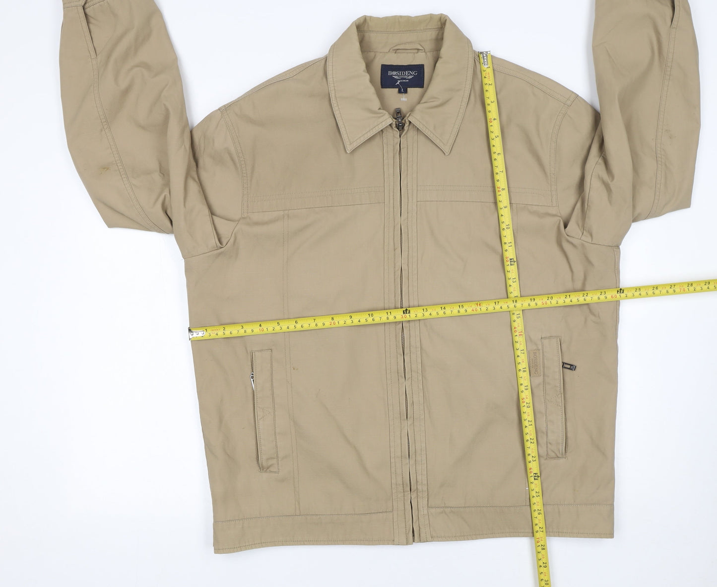 Mens UK Size L Bosideng Beige Basic Jacket