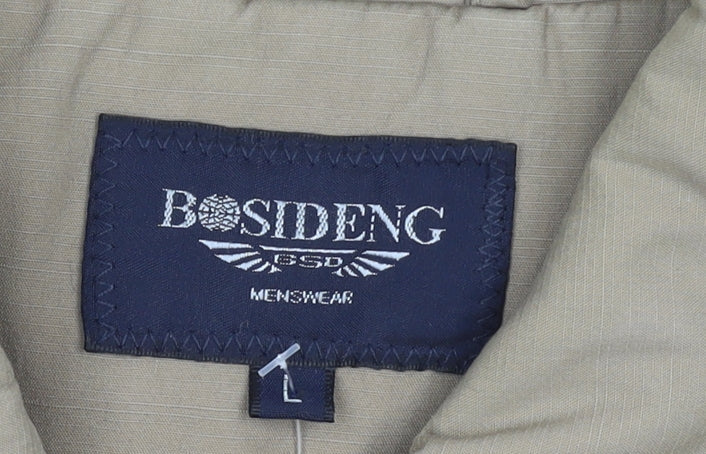 Mens UK Size L Bosideng Beige Basic Jacket