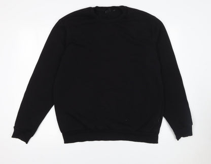 Mens UK Size L ONLY & SONS Black Pullover Sweatshirt