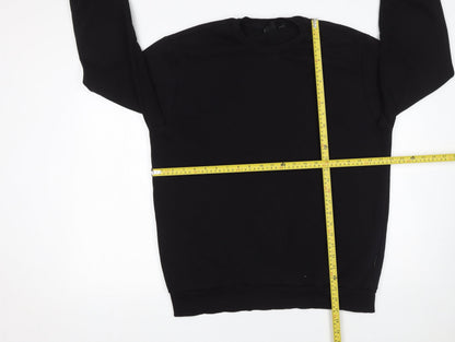 Mens UK Size L ONLY & SONS Black Pullover Sweatshirt