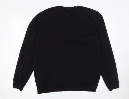 Mens UK Size L ONLY & SONS Black Pullover Sweatshirt