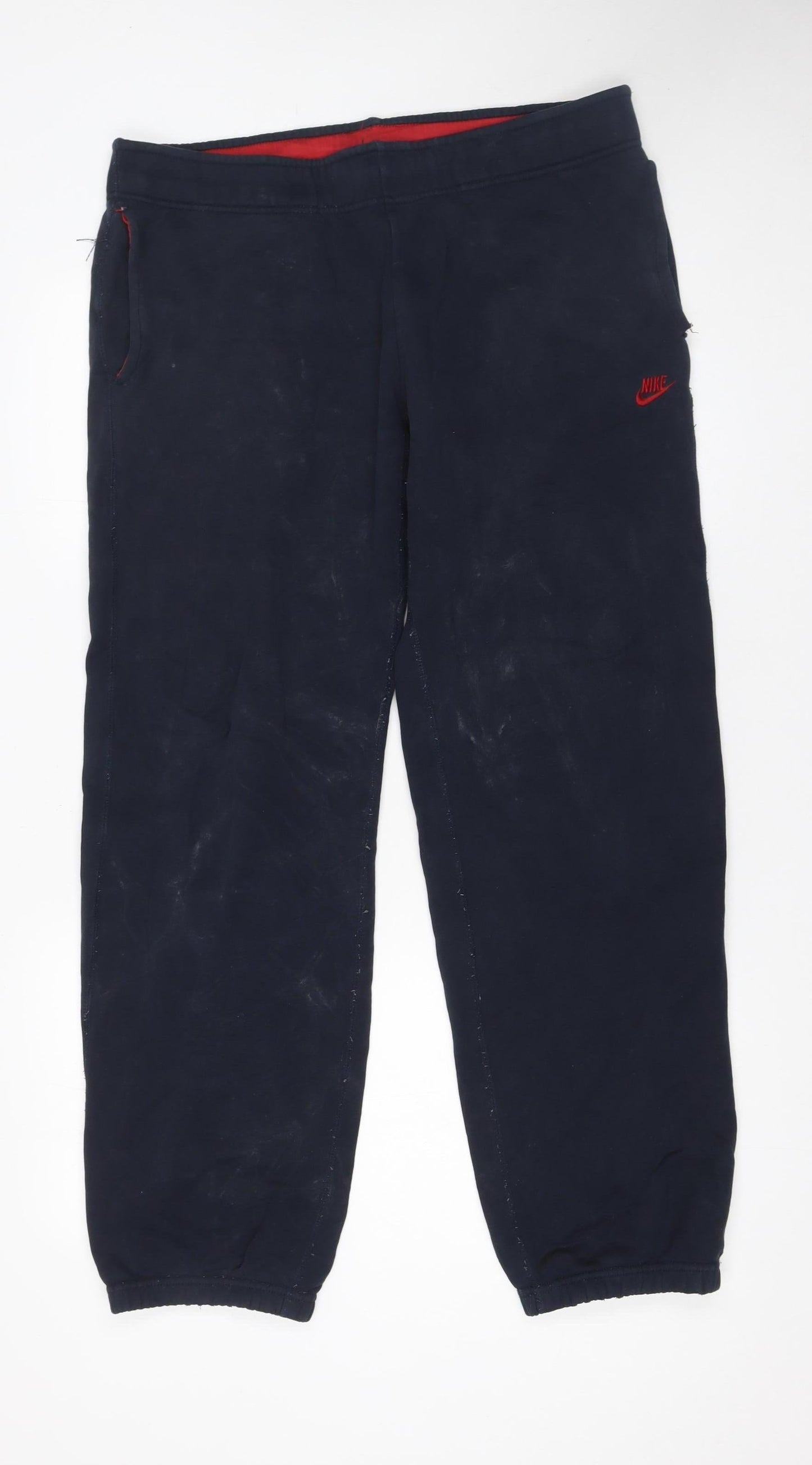 Mens UK Size M Nike Regular Fit Jogger Blue Trousers