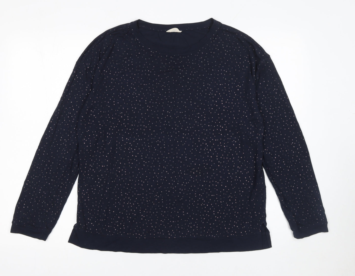Womens UK Size S Hush Blue Jersey T-Shirt