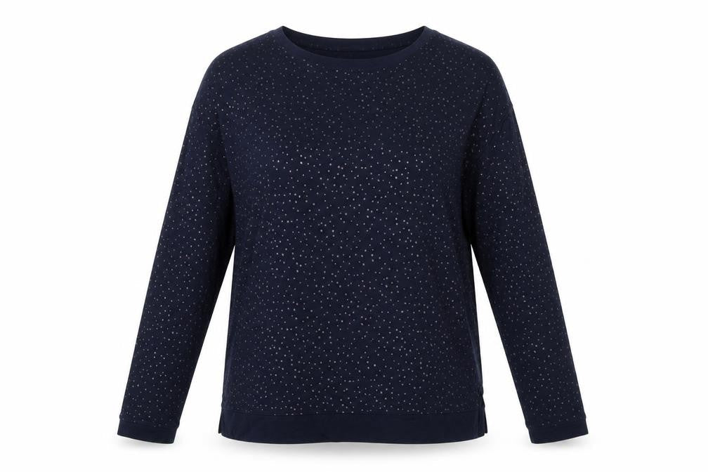 Womens UK Size S Hush Blue Jersey T-Shirt
