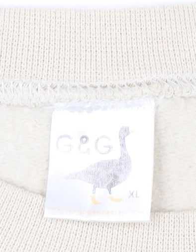 Womens UK Size XL Goose & Gander Beige Pullover Sweatshirt
