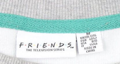 Womens UK Size M Friends Grey Pullover Sweatshirt