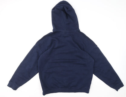 Mens UK Size M adidas Blue Pullover Hoodie