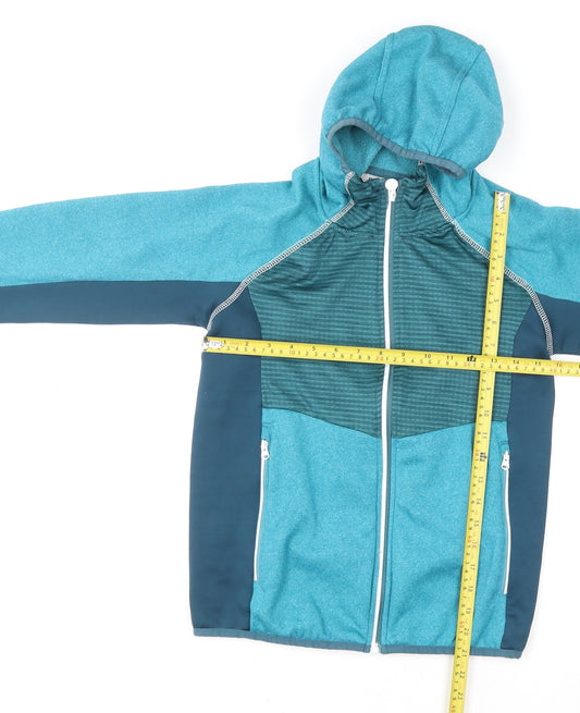 Girls UK Size 14 Years Regatta Blue Full Zip Hoodie
