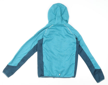 Girls UK Size 14 Years Regatta Blue Full Zip Hoodie