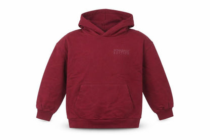 Boys UK Size 9-10 Years Marks and Spencer Red Pullover Hoodie