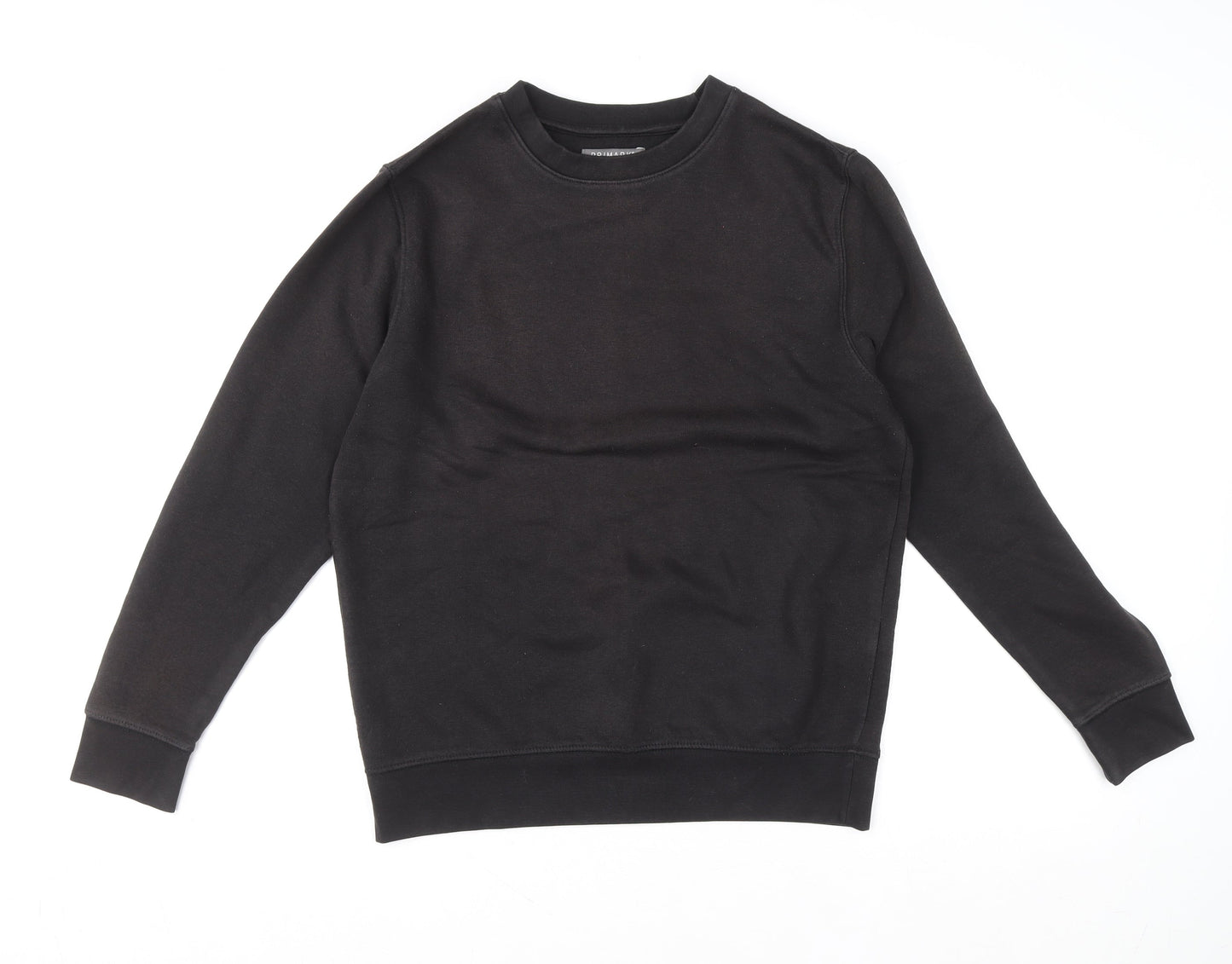 Mens UK Size M Primark Black Pullover Sweatshirt