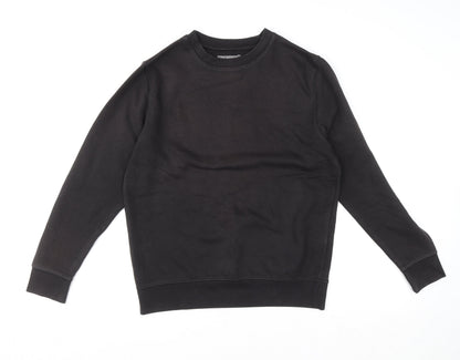 Mens UK Size M Primark Black Pullover Sweatshirt